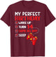 14. Perfect Birthday Player, the 14 Year Old T-Shirt - T-Shirt | Maroon