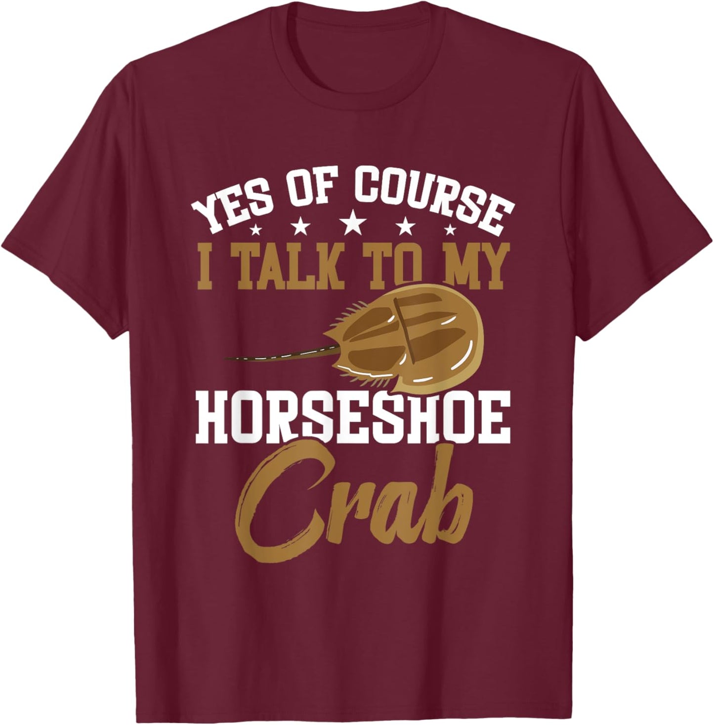 Arthropod Horseshoe Crab Owner Encycloart Arthropod T-Shirt - T-Shirt | Maroon