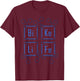 Bike Life Chemistry Cycling Road Bike Mountain Bike Gift T-Shirt - T-Shirt | Maroon