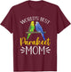World's Best Parakeet Mom Budgie Bird Budgerigar T-Shirt - T-Shirt | Maroon
