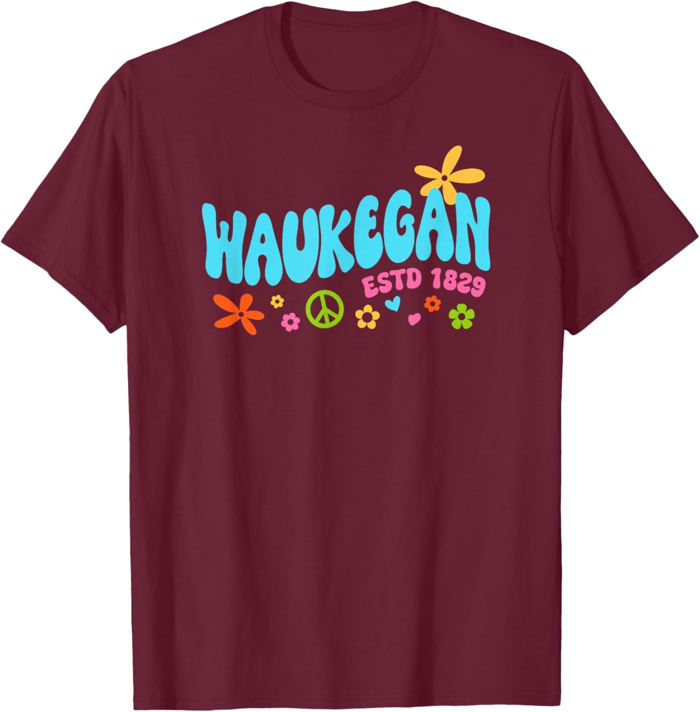 Waukegan T-Shirt - T-Shirt | Maroon