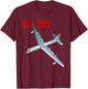 The B-36 Peacemaker bomber. Air Force aviation at its best. T-Shirt - T-Shirt | Maroon