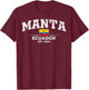 Manta Ecuador T-Shirt - T-Shirt | Maroon