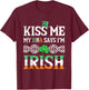 St Patrick's Day Irish Pride My DNA Says I'm Irish T-Shirt - T-Shirt | Maroon