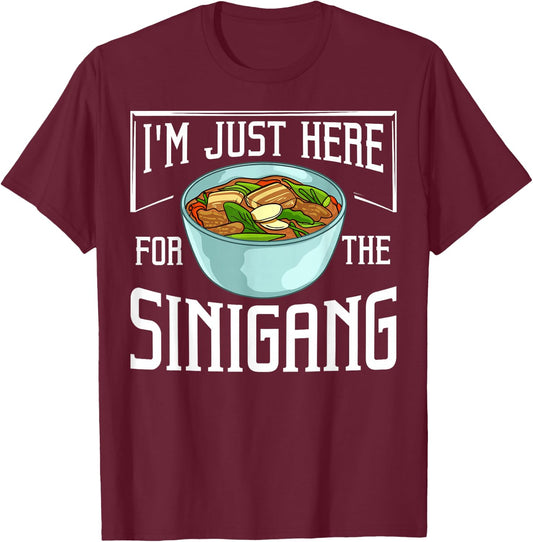 Filipino Sinigang Pinoy Soup Mix T-Shirt - T-Shirt | Maroon
