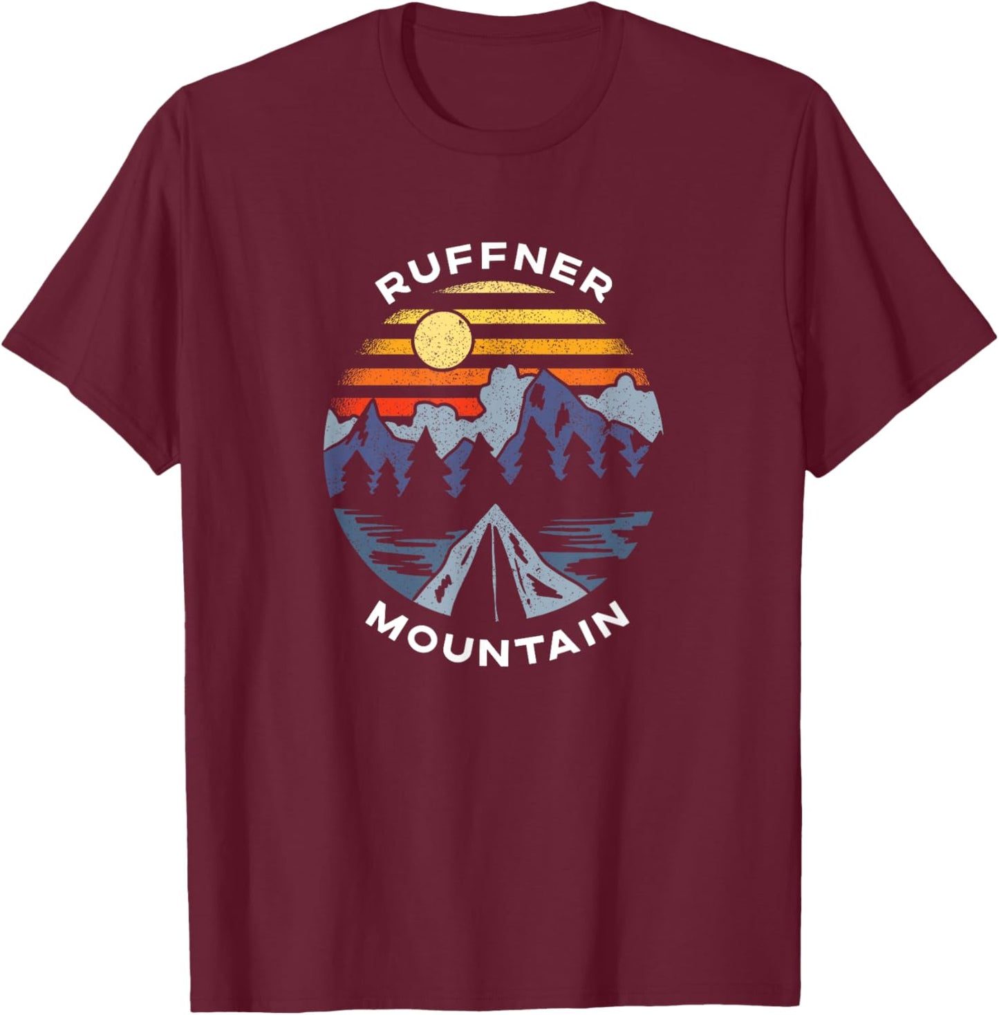 Ruffner Mountain Alabama Mountains Forest Vacation Souvenir T-Shirt - T-Shirt | Maroon