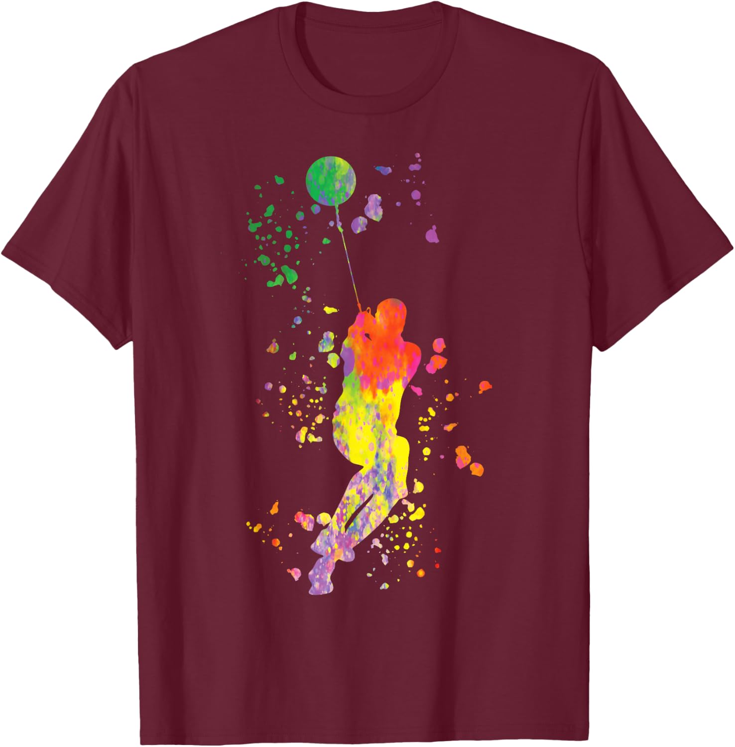 Hammer Thrower Colorsplash Kids Hammer Throw T-Shirt - T-Shirt | Maroon