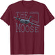 C-17 Globemaster Moose US Military Aircraft T-Shirt - T-Shirt | Maroon