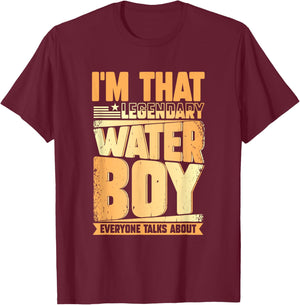 Funny Waterboy Football Team Manager Hydration Specialist T-Shirt - T-Shirt | Maroon