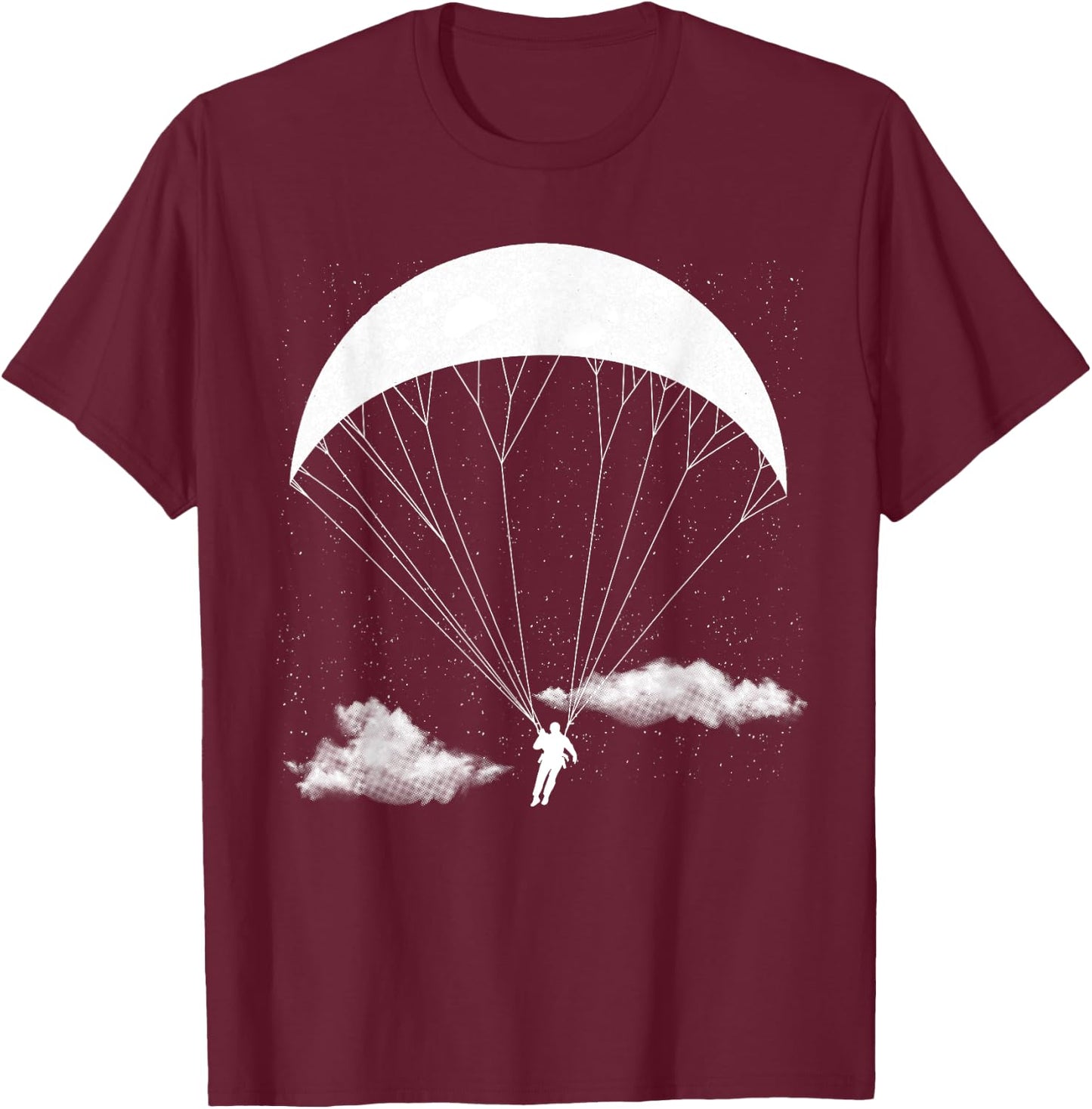 Paragliding Art Women Paraglide Paramotor Paraglider T-Shirt - T-Shirt | Maroon