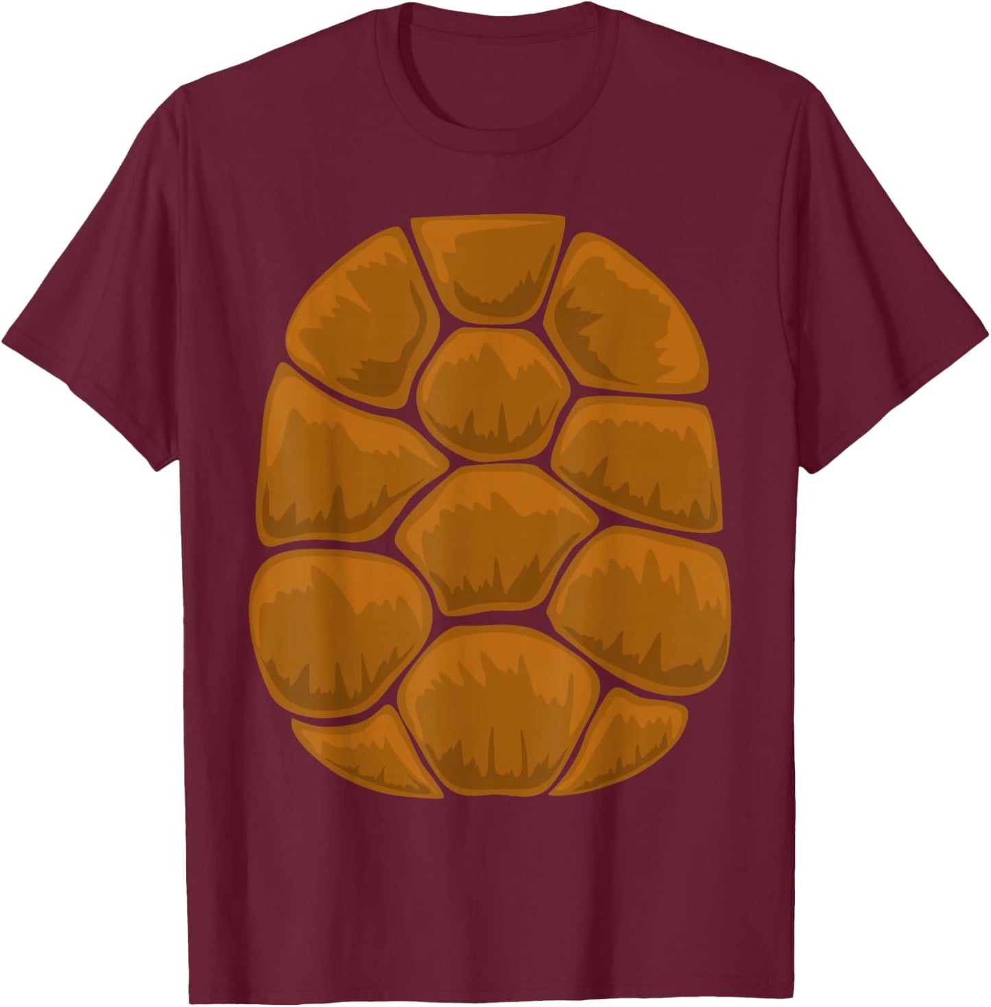 Turtle Shirt Adult Men Women Kids Turtle Shell Costume T-Shirt - T-Shirt | Maroon