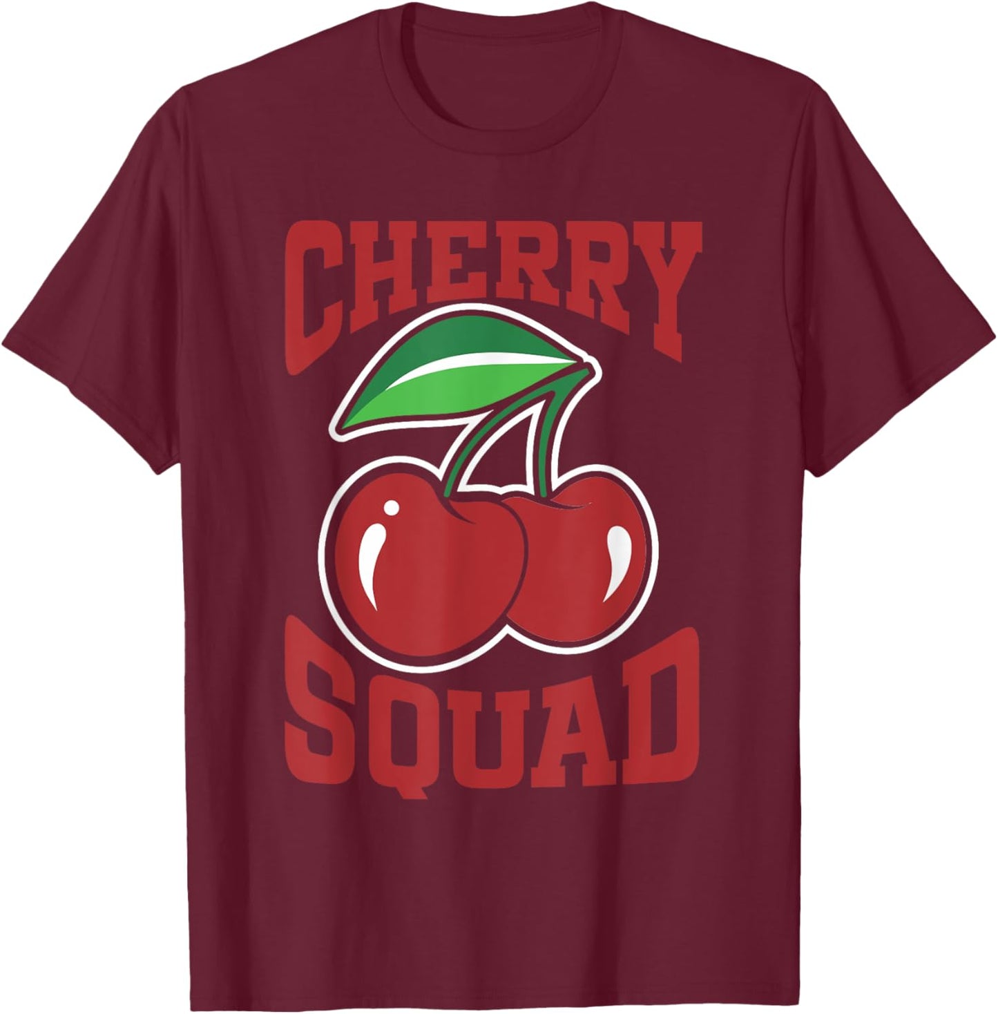 Cherry Squad T-Shirt - T-Shirt | Maroon