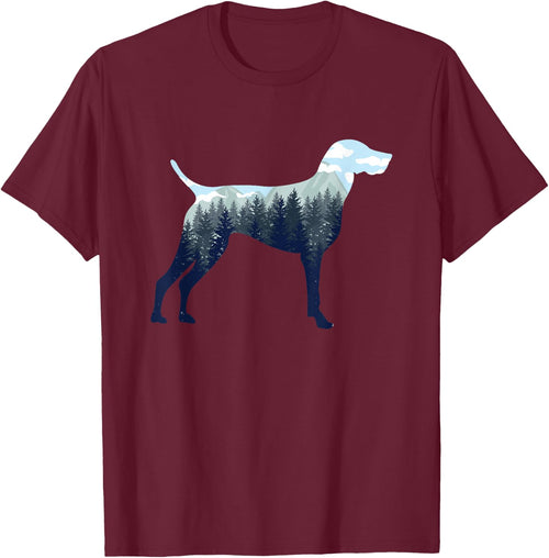 German Shorthair Pointer Mom Nature Lover Silhouette