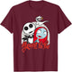 Disney The Nightmare Before Christmas Jack & Sally T-Shirt - T-Shirt | Maroon