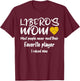 Volleyball Mom Libero T-Shirt - T-Shirt | Maroon