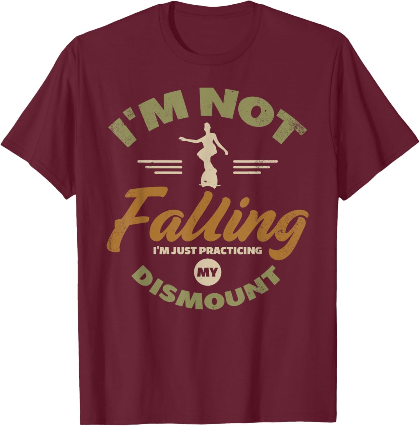 Monowheel Monocycle Solowheel Electric Unicycle T-Shirt - T-Shirt | Maroon
