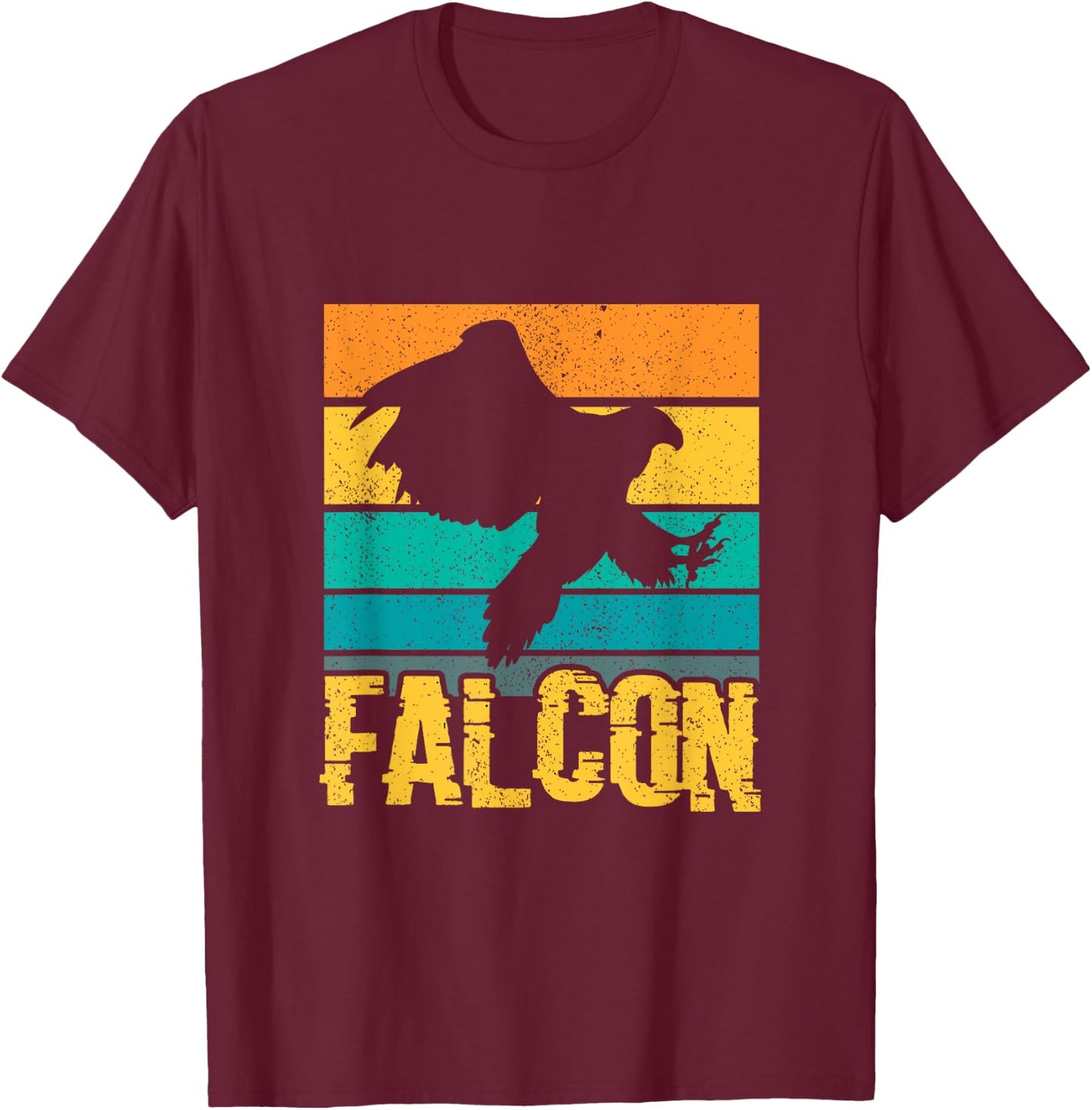 Falcon Bird Gift Falconry & Falconer Lover T-Shirt - T-Shirt | Maroon