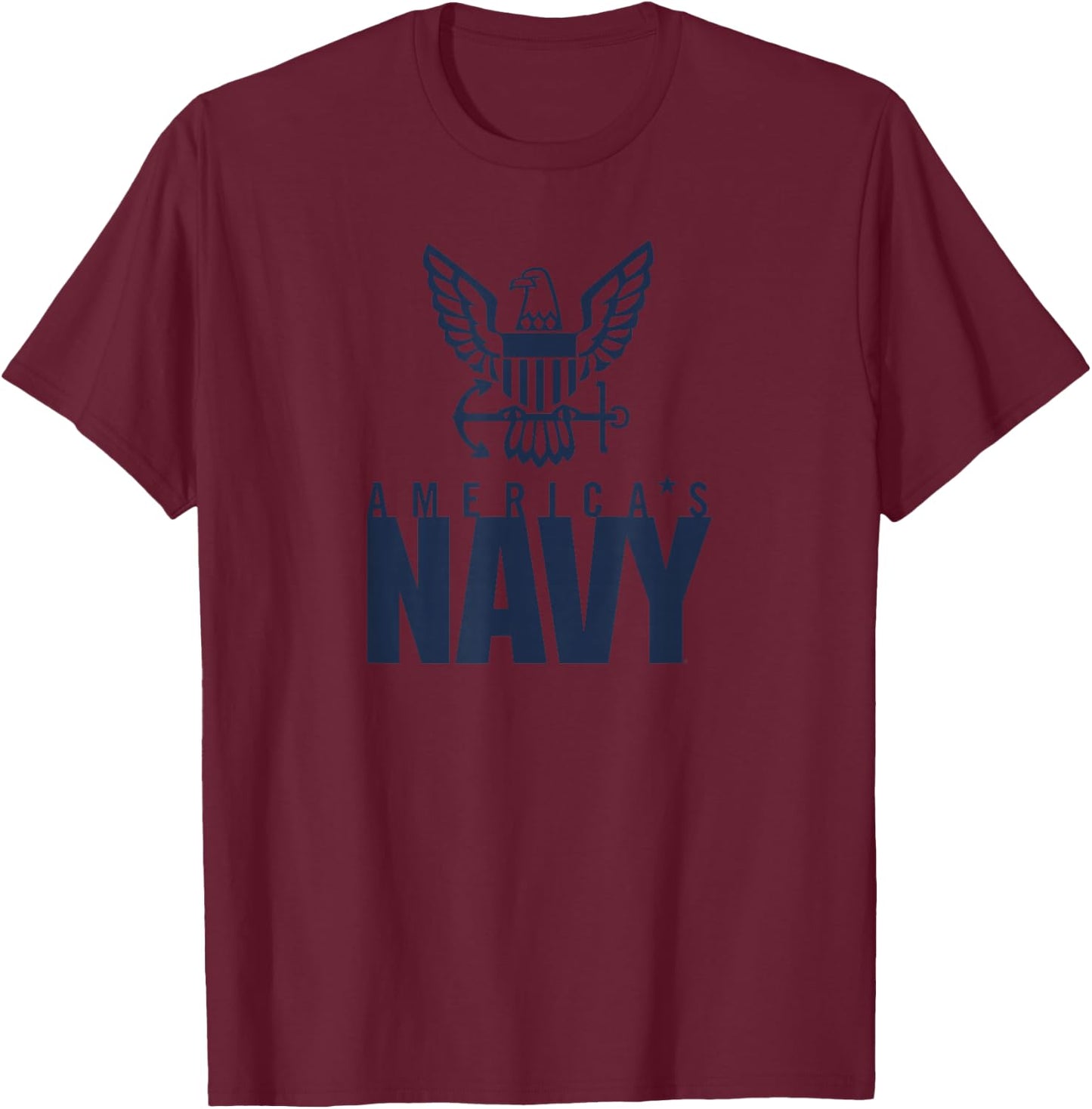 U.S. Navy Eagle Logo T-Shirt - T-Shirt | Maroon