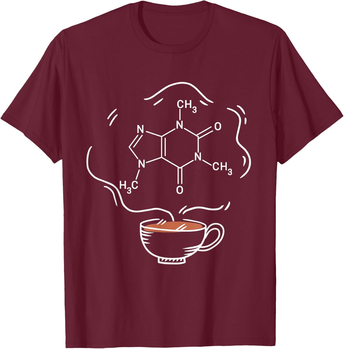 Cappuccino Fan Espresso Lover Caffeine Barista T-Shirt - T-Shirt | Maroon