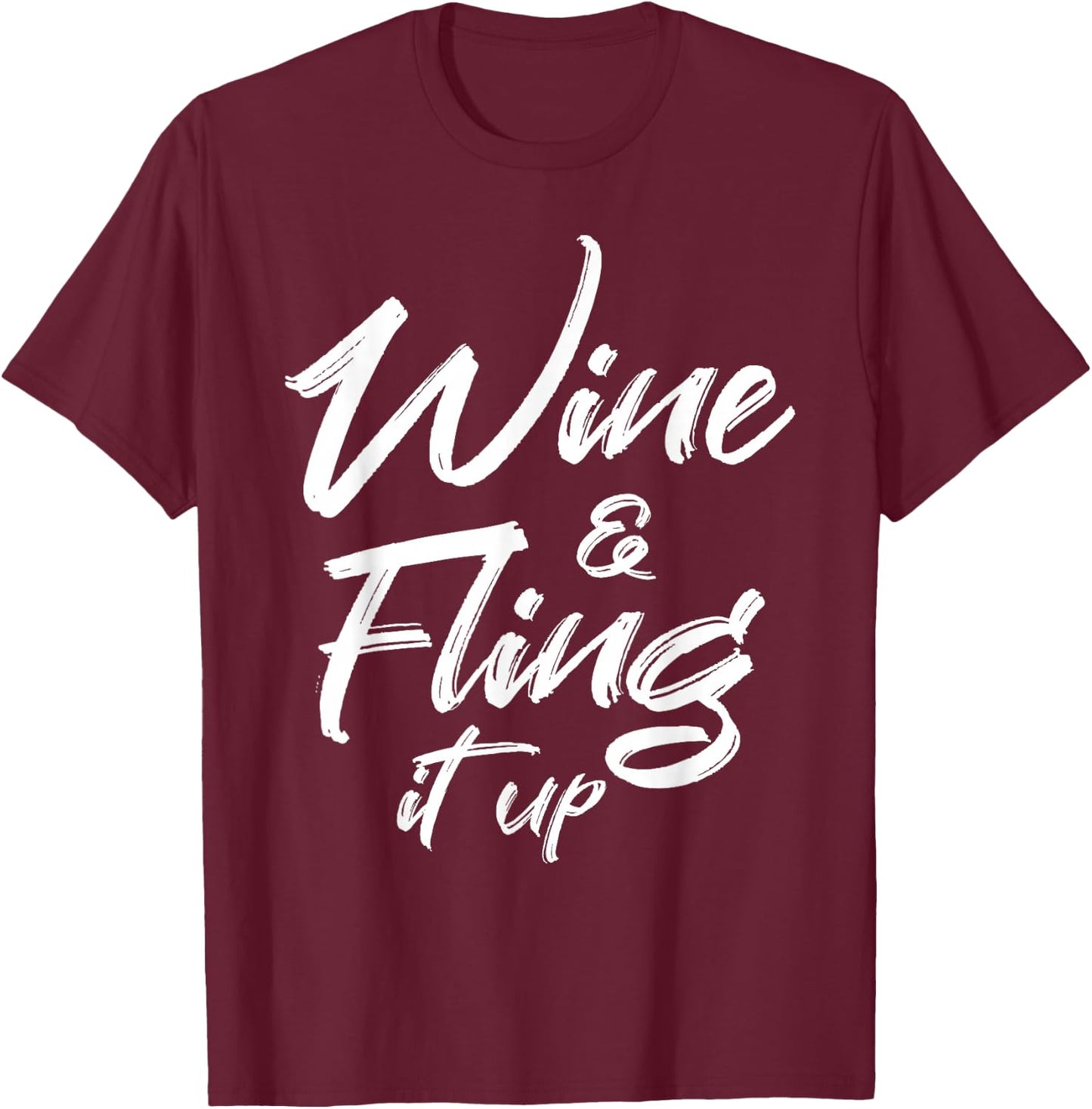 Wine und Spinner Funny Soca Party Gift T-Shirt - T-Shirt | Maroon