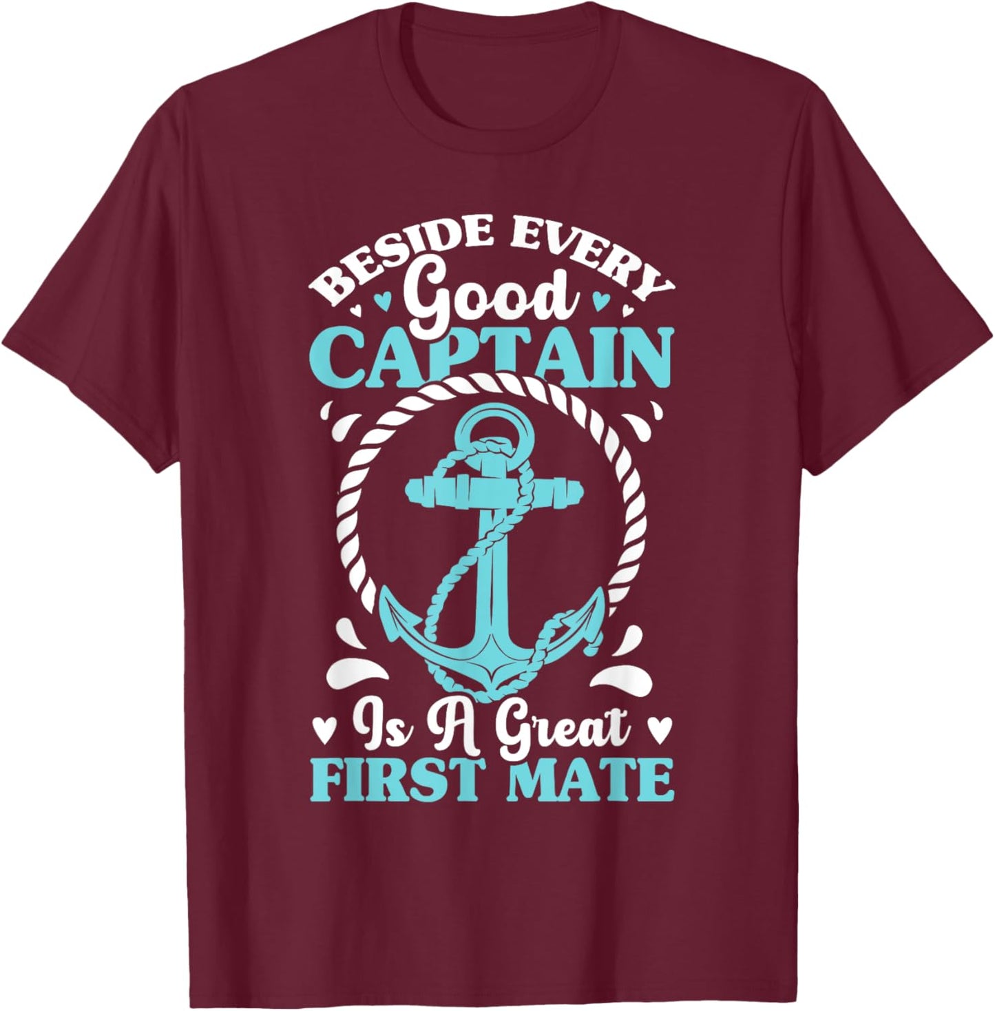 First Mate T-Shirt - T-Shirt | Maroon