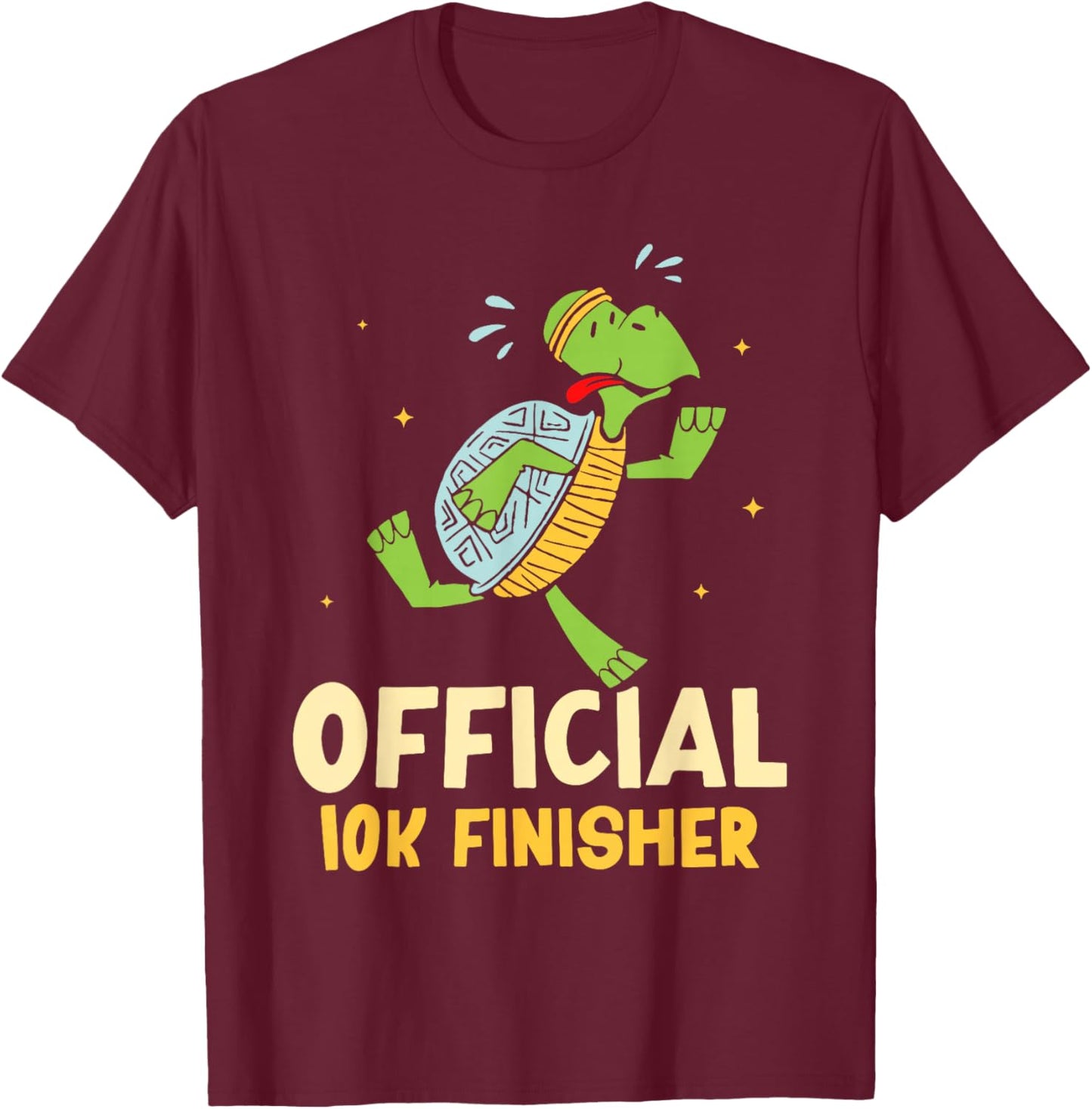 Official 10K Finisher Running Runner Running Race 10K T-Shirt - T-Shirt | Maroon