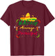 Funny Preschool Nacho Average Principal Cinco De Mayo Tacos T-Shirt - T-Shirt | Maroon