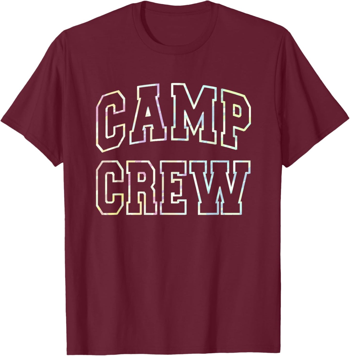 Kids CAMP CREW Summer Smore Staff Cousins Camping Camping T-Shirt - T-Shirt | Maroon