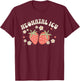 Strawberry NICU Nurse Gifts -Adults Strawberry NICU Nurse Neonatal Nurse Practitioner Graduation Black Short Sleeve Classic Fit Modern Classic Fit Crew Collar Small T-Shirt - T-Shirt | Maroon