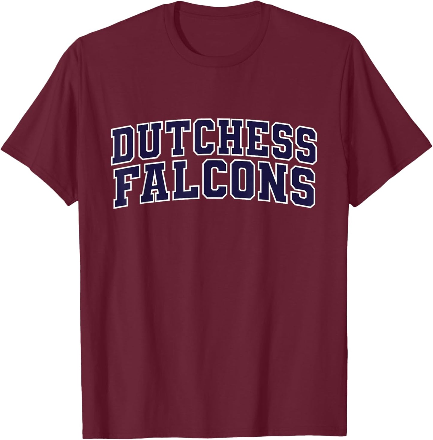 Dutchess Community College DCC Apparel Sports Fan T-Shirt - T-Shirt | Maroon