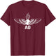 Aviation Ordnanceman Apparel Adult Men's Black Classic Fit Short Sleeve T-Shirt - T-Shirt | Maroon