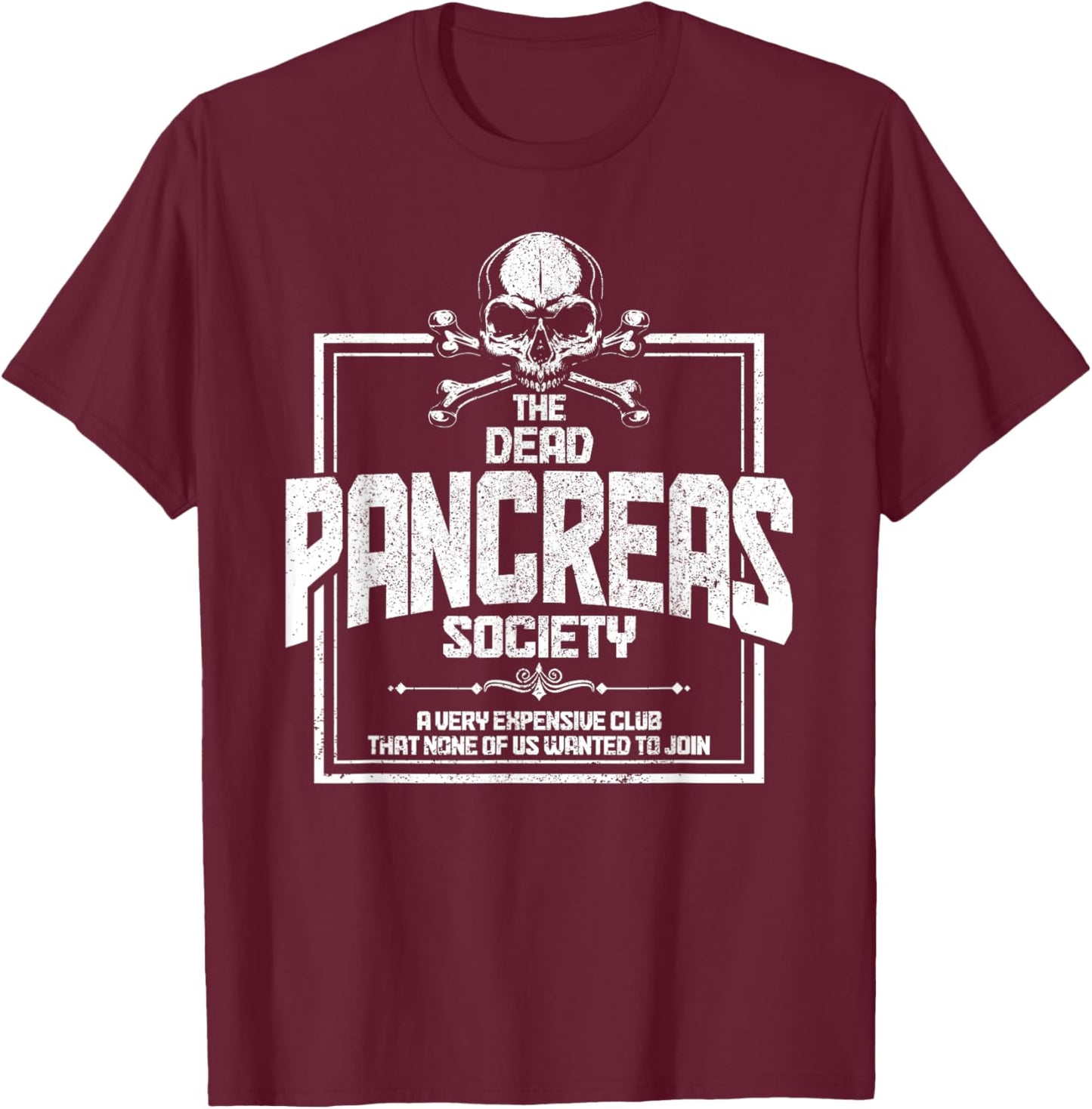 Diabetes Awareness Month Type 1 Diabetic T1D Awareness Funny T-Shirt - T-Shirt | Maroon