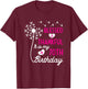 Christian 70th Birthday Quote Blessed Thankful Dandelion T-Shirt - T-Shirt | Maroon