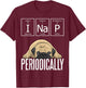 Pug Puggie-Dog T-Shirt - T-Shirt | Maroon