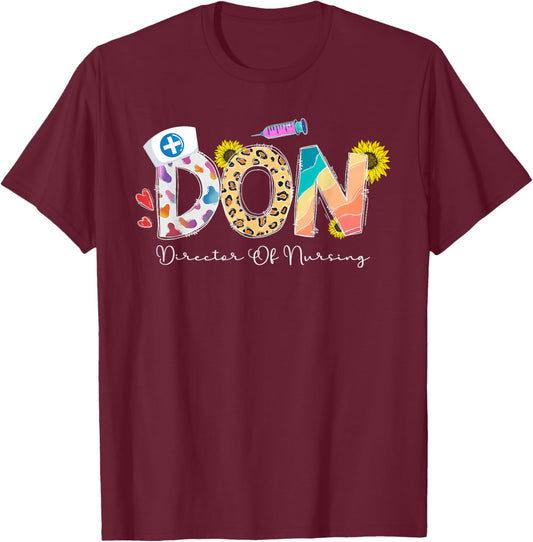 Director Of Nursing Director Nurse Director T-Shirt - T-Shirt | Maroon