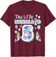 5 Year Old Mermaid Birthday Party Theme Girl 5th Girls Gift T-Shirt - T-Shirt | Maroon