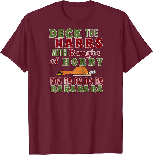 Funny Christmas Funny Deck The harrs Fra Ra Ra Raglan Baseball