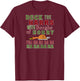 Funny Christmas Funny Deck The harrs Fra Ra Ra Raglan Baseball T-Shirt - T-Shirt | Maroon