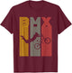 BMX Vintage Bike Bicycle Racing Stunt T-Shirt - T-Shirt | Maroon