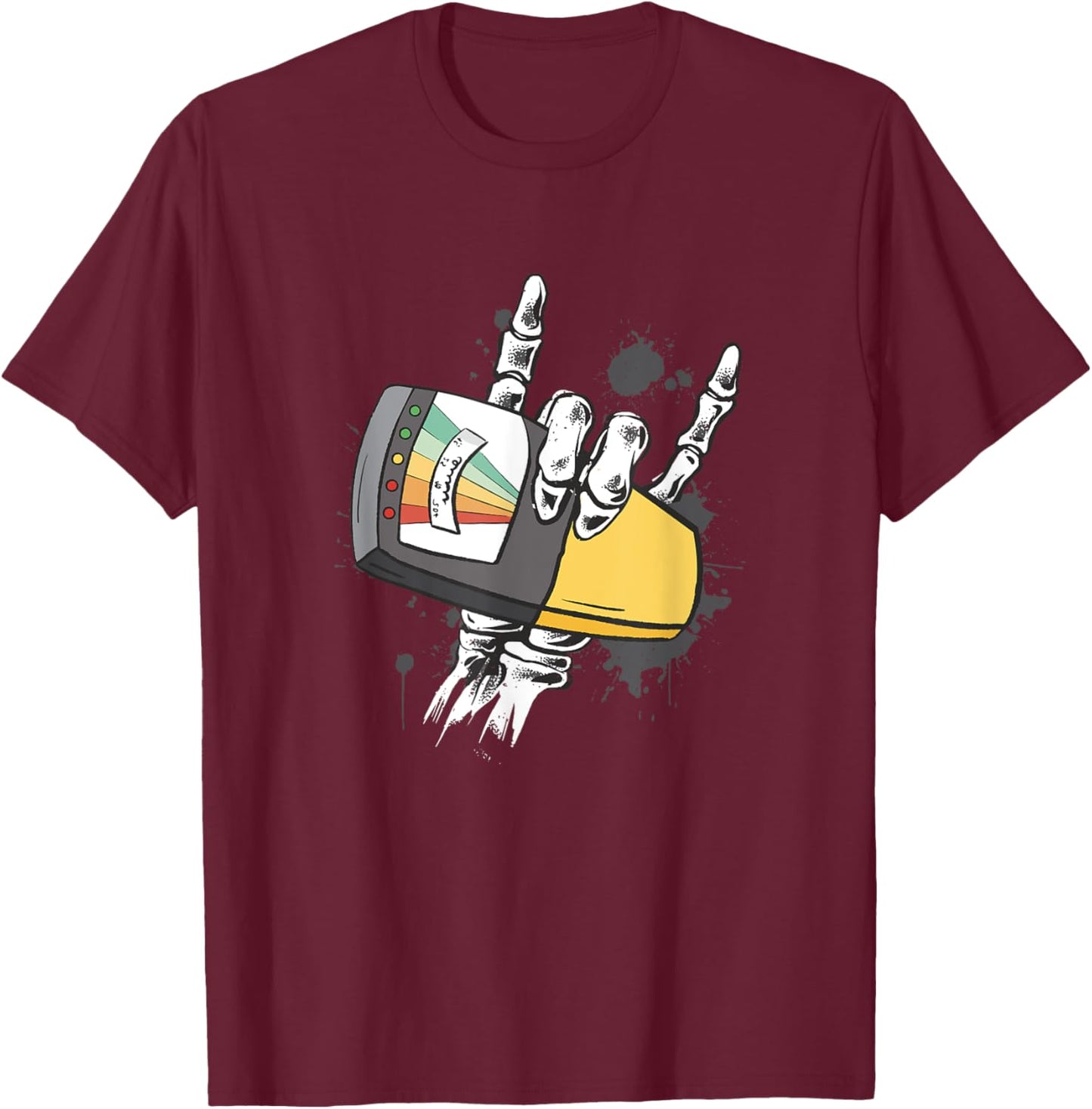 Ghost Hunting EVP Humor T-Shirt - T-Shirt | Maroon