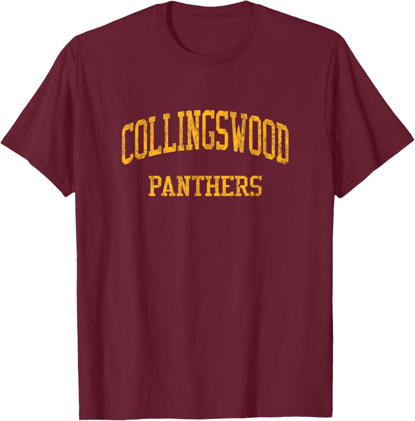 Collingswood High School HS Collingswood NJ Vintage Sports T-Shirt - T-Shirt | Maroon
