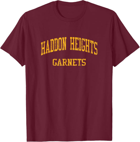 Haddon Heights High School HS Haddon Heights NJ Vintage SPOR T-Shirt - T-Shirt | Maroon