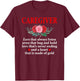 Caregiver Definition Caregiving Nursing Caretaker Nurse , Small, Black T-Shirt - T-Shirt | Maroon