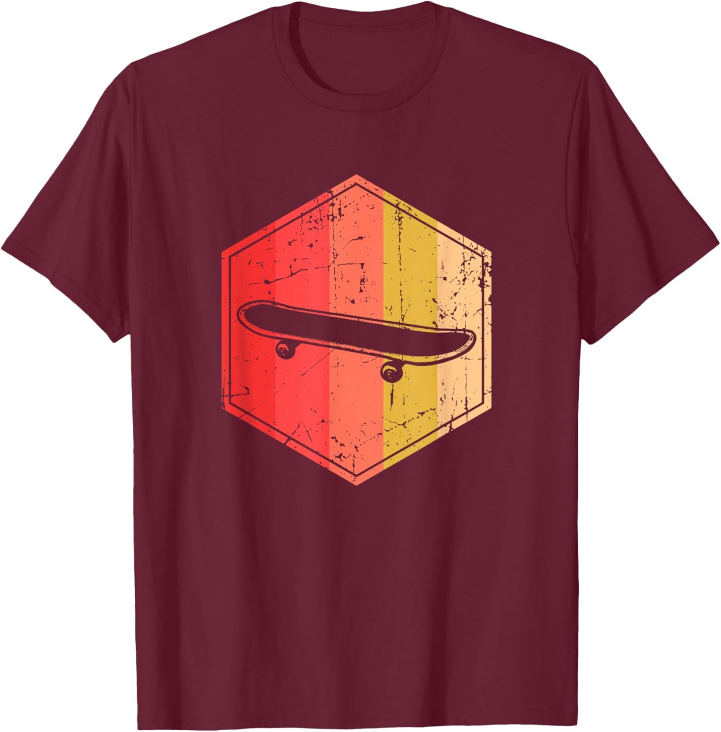 Skate Clothing Vintage Skateboard Kids T-Shirt - T-Shirt | Maroon
