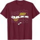 NBA Utah Jazz Wave Outline Team Logo T-Shirt - T-Shirt | Maroon