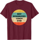 Gymnastics Coach Shirt | Best Gymnastics Coach Ever T-Shirt - T-Shirt | Maroon