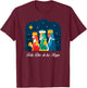Happy Three Kings Day Epiphany Day Festival Co. -Adults & Kids Black Epiphany Day T-Shirt - T-Shirt | Maroon