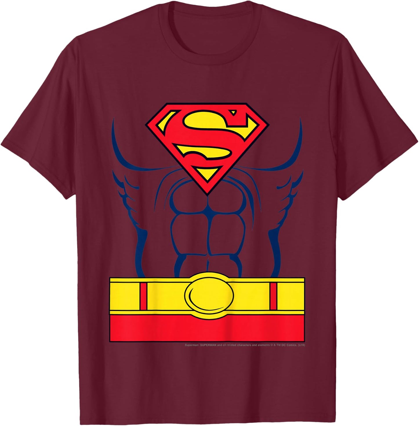 Kids DC Comics Superman Costume T-Shirt - T-Shirt | Maroon
