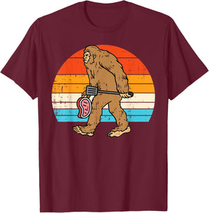 Bigfoot Sasquatch Bbq Retro Barbecue Grilling Men Women Kids T-Shirt - T-Shirt | Maroon