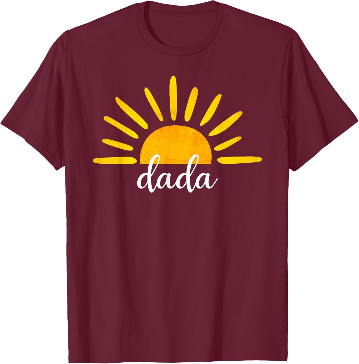 Dada of The Birthday First Trip Around the Sun Birthday T-Shirt - T-Shirt | Maroon